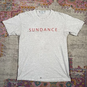 Vintage 1995 Sundance Film Festival Grey T Shirt Size Large Vtg - Picture 1 of 11