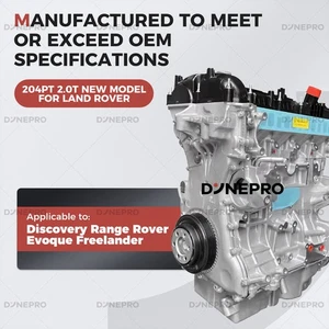 Long Block Engine Assy For 18- Land Rover Discovery Freelander 204PT 2.0T L4 New - Picture 1 of 10