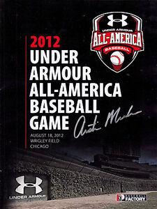 Austin Meadows Signed 2012 Under Armour Baseball All American Game Program
