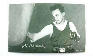 REAL Al Hostak Middleweight Title Champion Boxing Exhibit Card BC23 - Picture 1 of 2