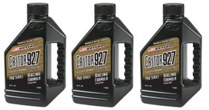 3 Bottles 16oz Maxima Castor 927 Synthetic Ester 2-Stroke Oil Motorcycle ATV - Picture 1 of 1