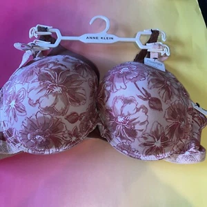 ¡NUEVO! 2 sujetadores camiseta con aros figura completa de Anne Klein/ 42D - Imagen 1 de 4