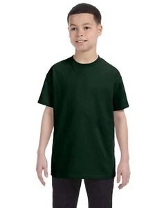 Jerzees Youth 5.6 oz 50/50 Heavyweight Blend Dri-Power T-Shirt M-29B - Picture 1 of 94