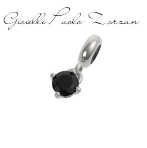 Bead Rerum in argento e zircone nero 26016 - Foto 1 di 1