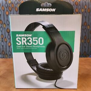 Samson SR350 Headphones Closed Back Over-Ear  Black Brand New In Box SASR350