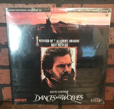 Dances With The Wolves Kevin Costner LaserDisc 7 Academy Awards Double Disc Set - Image 1 of 4