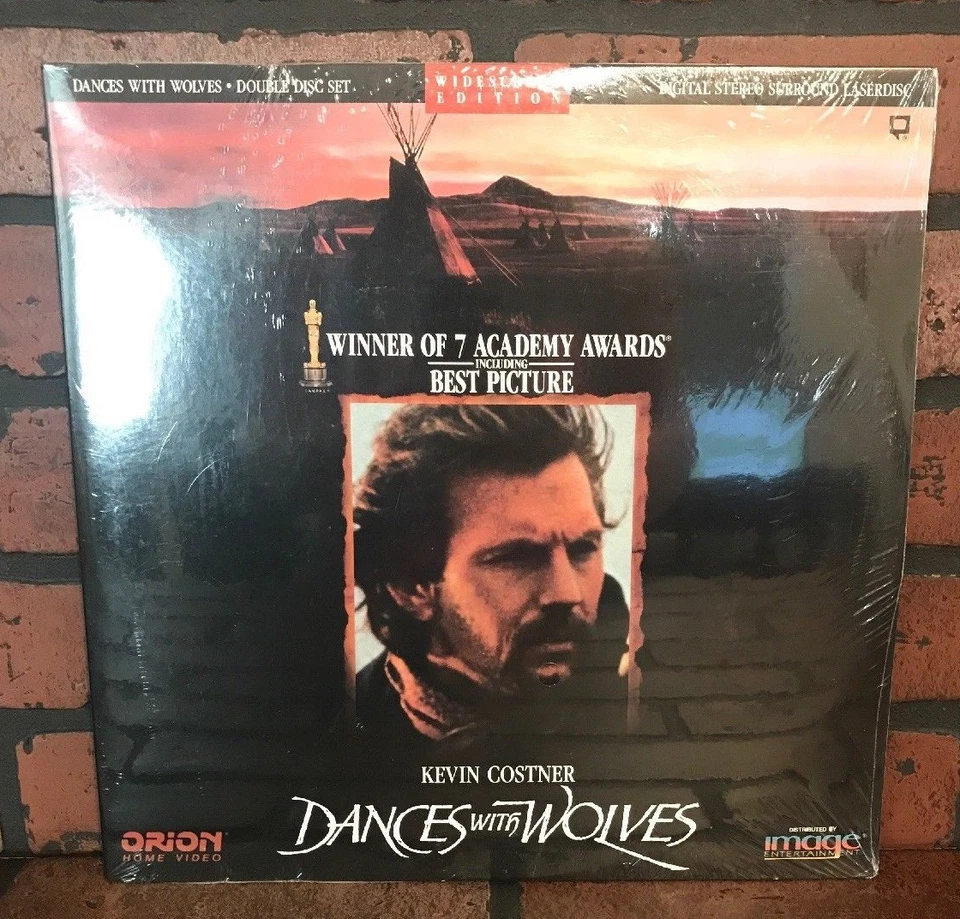 Dances With The Wolves Kevin Costner LaserDisc 7 Academy Awards Double Disc Set - Image 1 of 4