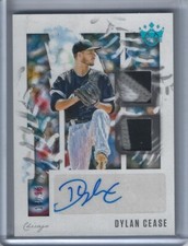 2020 Panini Diamond Kings DK Material Signature Dylan Cease Auto Holo Blue /25