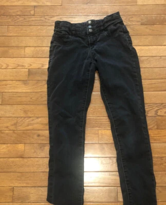 Pantalones de mezclilla Mudd Girl elásticos talla 16 (niñas) W13 pulgadas a través de L28 cierre de cremallera de 3 botones Foto 1 de 4