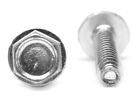 #8-32 x 5/8 Taptite Thread Forming Screw Hex Washer Head Zinc Plated