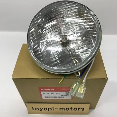 HONDA HEADLIGHT UNIT CA175 CB100 125 CL100 125 CT90 125 SL100 125 33120-243-672 - Изображение 1 из 4
