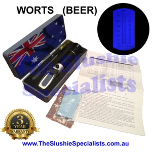 New Refractometer 32% Brix/Worts BEER Boxed Express Post 3yr warranty - Bild 1 von 8