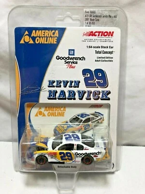 Action Nascar No29 GM Goodwrench Service Plus Kevin Harvick AOL 2001 Monte Carlo - Изображение 1 из 4