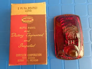 1940 Plymouth P12 tail light lens taillight lamp glass lens Mopar Hot rod OEM - Bild 1 von 12