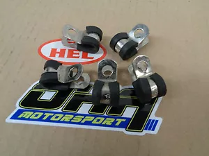 HEL Performance Motorcycle Bike Car Brake Line P Clip Fastener - 5 Pack - NEW - Picture 1 of 1