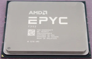 Procesador de servidor AMD Epyc 7352 @ 2,30 GHz 24 núcleos desbloqueado | 100-000000077 *Usado* - Imagen 1 de 2