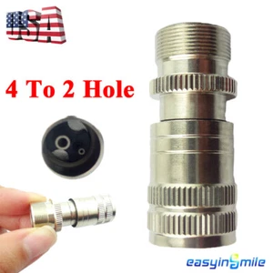 Dental High Speed Handpiece Turbine Adapter Hole Changer 4 to 2 Hole Easyinsmile - Picture 1 of 4
