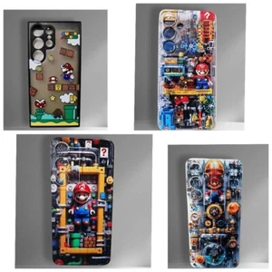 Super Mario Bros - Cell Phone Case For Samsung Galaxy S23/S24/S25 - New + Extras - Picture 1 of 11