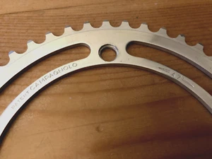 Campagnolo Record 47T Chainring, Late 1970s, 144mm BCD, 3/32'' - Picture 1 of 5