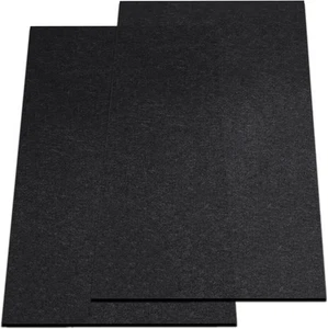 2 Pack Garage Floor Mat, 60 x 36 Inch Oil Spill Mat for Under Car Black - Picture 1 of 7