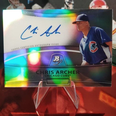 2010 Bowman Platinum авто переливающийся Chris Archer #BPA-CA авто - Изображение 1 из 4