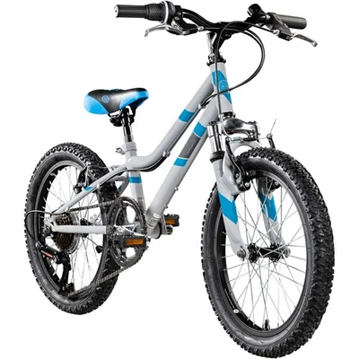 Galano GA20 Kinderfahrrad 18" Jungen Mädchen Kinderrad Galano 7s grau/blau 22 cm - Bild 1 von 4