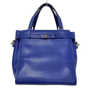 Auth Valextra B Cube - Navy Leather N****** Tote Bag - Picture 1 of 9