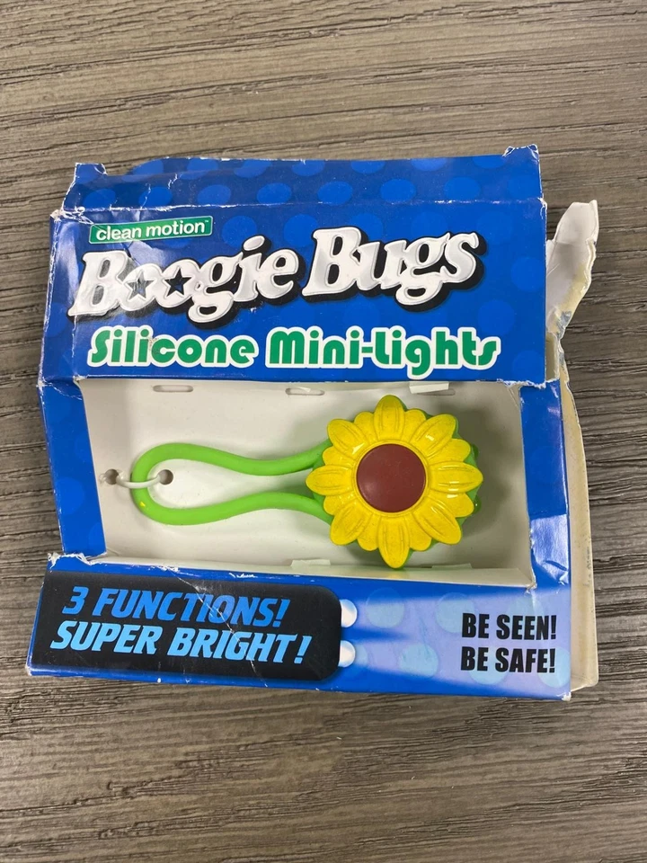 Boogie Bugs Bicicleta Luz Movimiento Limpio Trasero Girasol Bug Foto 1 de 1