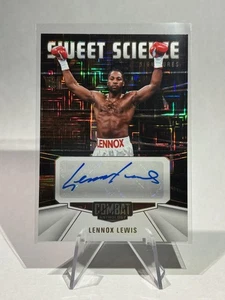 2025 Panini Combat Anthology-Lennox Lewis- Sweet Science Auto Squared Circle /8  - Picture 1 of 2