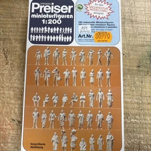 1:200 Preiser 8990 Figuras Para Pintar - Imagen 1 de 1