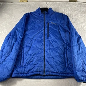 Marmot Herren gefütterte Jacke, blau Größe L Wandern Klettern Laufen Winter - Bild 1 von 14