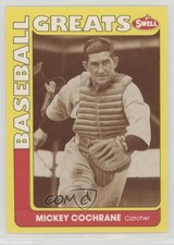 1991 Swell Baseball Greats Mickey Cochrane #142 HOF