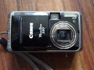 CANON PowerShot S80 8MP black Digital Camera. Does not come on- Cost £200 - Picture 1 of 7