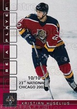 2001-02 BAP Memorabilia National Chicago Ruby #393 Kristian Huselius