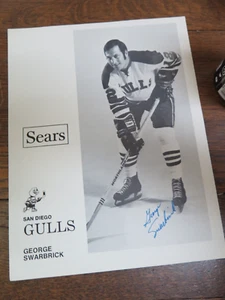 George Swarbrick Signed SEARS SAN DIEGO #82 ORIGINAL NO COPY AUTOGRAPHED - Imagen 1 de 5