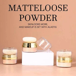 Polvo facial suelto impermeable maquillaje fijador polvo facial maquillaje intenso - Imagen 1 de 9