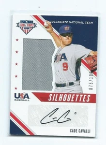 2020 Panini USA-Cade Cavalli Autografo/Maglia /199-Washington Nationals - Foto 1 di 1