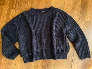 Steffen Schraut cropped Strick-Pullover m. Alpaka blau weich NEU! - Bild 1 von 5