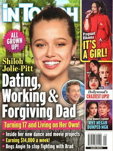IN TOUCH Magazine Feb 27 2023 Shiloh Jolie-Pitt Rihanna Megan Fox Princess Diana - Picture 1 of 4