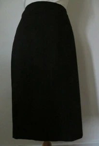 Gerard Darel Black straight Skirt cotton with elastine size 12 / 40 - Picture 1 of 3