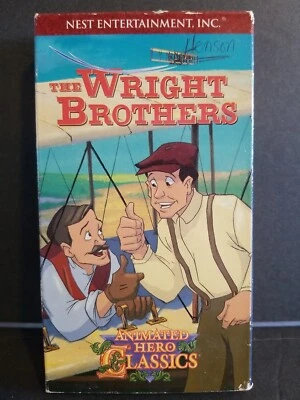Nest Entertainment The Wright Brothers Animated Hero Classics VHS - Image 1 of 4
