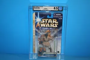 STAR WARS 2003 AFA BEWERTET NEUWERTIG AUF KARTE AOTC COLEMAN TREBOR FIGUR WAFFE - Bild 1 von 10