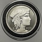 2009 Dan Carr Rare Collectible Ameros Coin 1 Troy Oz .999 Fine Silver Round