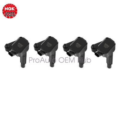 For Jeep Cherokee Wrangler Alfa Romeo Giulia 2.0 4 pcs NGK OEM Ignition Coils Foto 1 de 4
