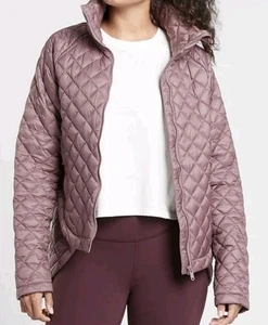 ATHLETA Whisper Featherless Quilted Jacket Rose Women's Size Sm Excellent - Picture 1 of 6
