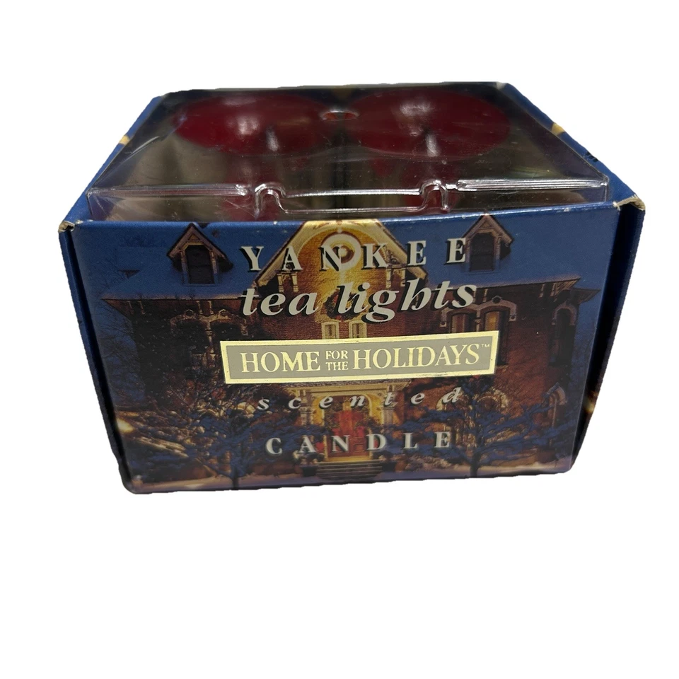 Yankee Candle Home For The Holidays Tea Light Candles Open Box 10 Count - Image 1 of 4