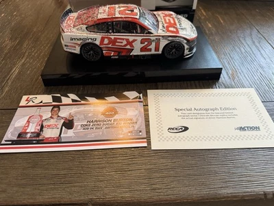 Harrison Burton #21 DEX Imaging Daytona Race Win 1/24 Wood Brothers /HB assinado - Imagem 1 de 4