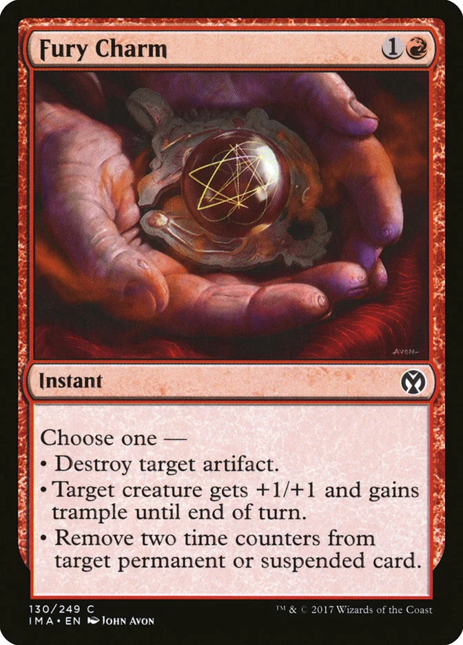 4 Fury Charm 4x x4 - NM - Iconic Masters - SPARROW MAGIC mtg - Image 1 of 1