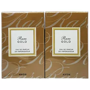 2 x AVON Rare Gold Eau de Parfum 50ml - 1.70 fl.oz - Picture 1 of 2