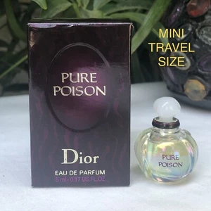 💝MINIATURE Original Formula PURE POISON Dior EDP 5ml Mini Perfume New In Box - Picture 1 of 5